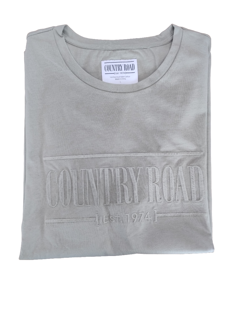 Country Road Heritage Womens T-Shirt - Dark Pistachio