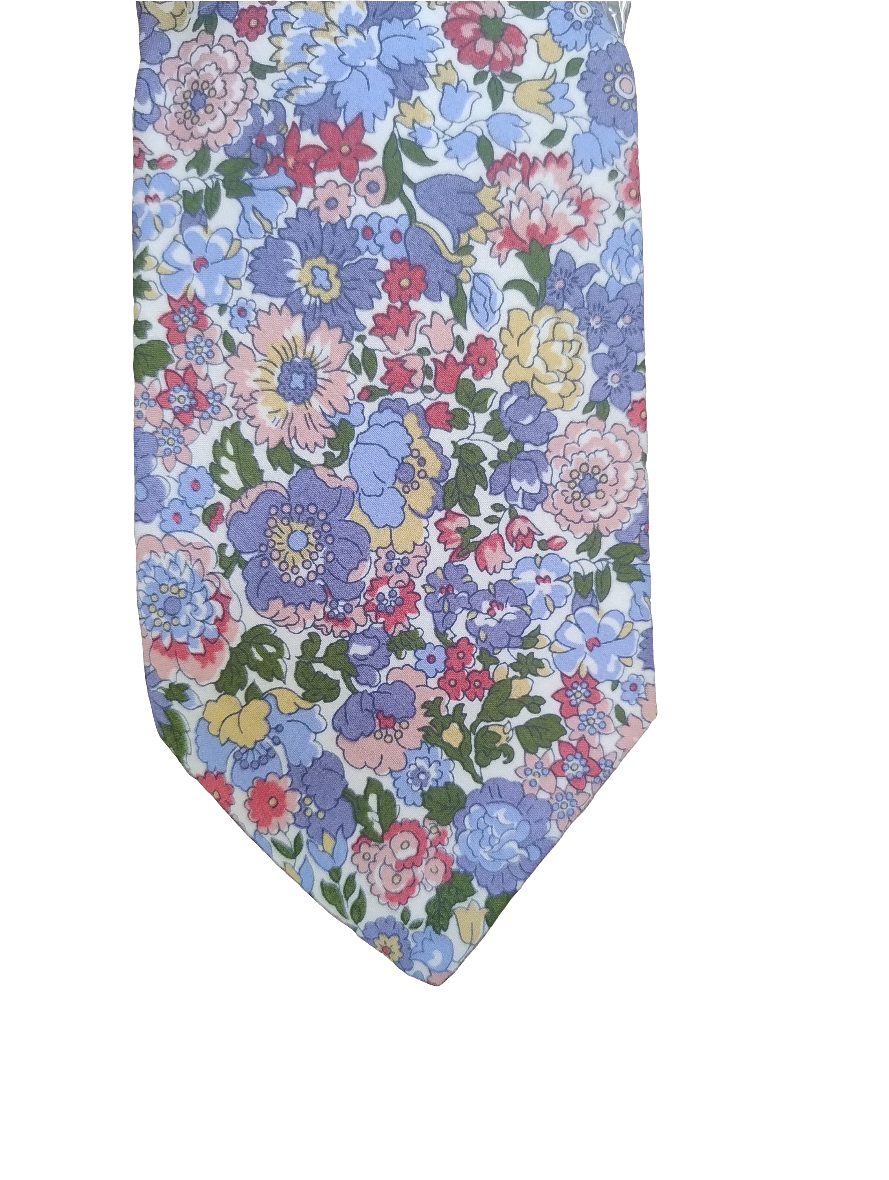 Liberty Woodblock Floral Long Tie