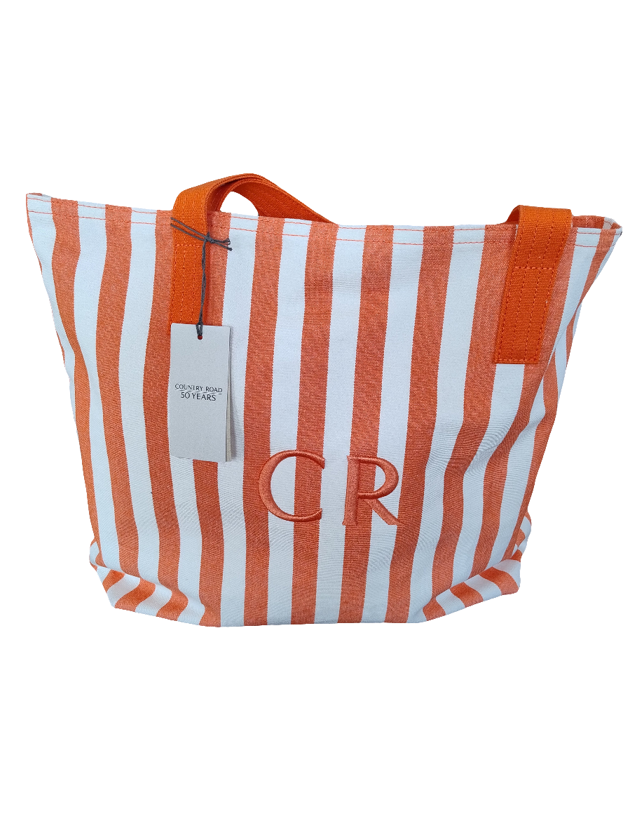 Country Road Classic Logo Shopper Bag - Tangerine