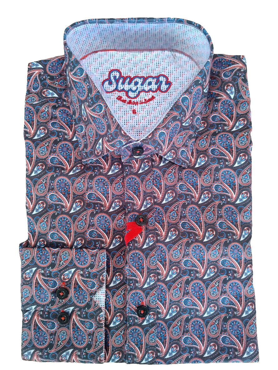 Sugar Satorial Midnight Long Sleeve Shirt