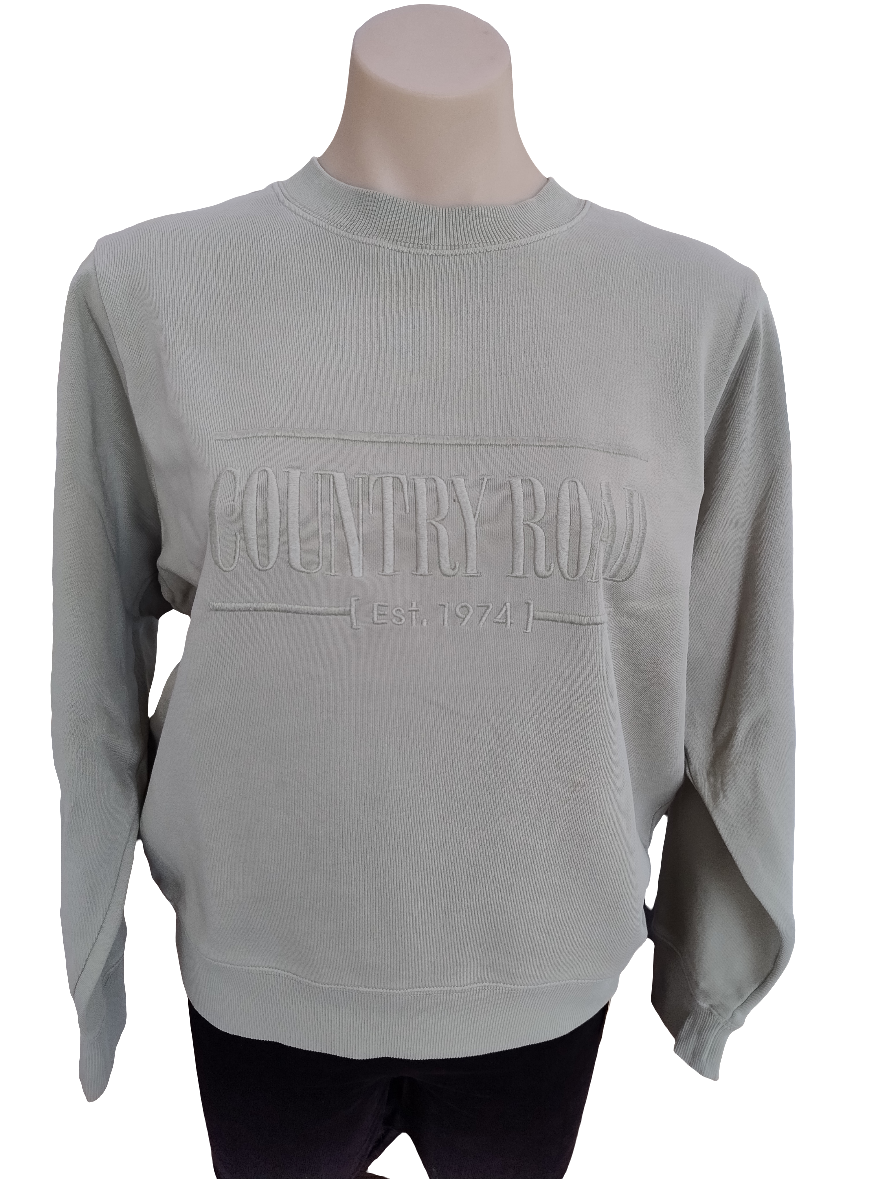 Country Road Heritage Womens Sweatshirt Dark Pistachio