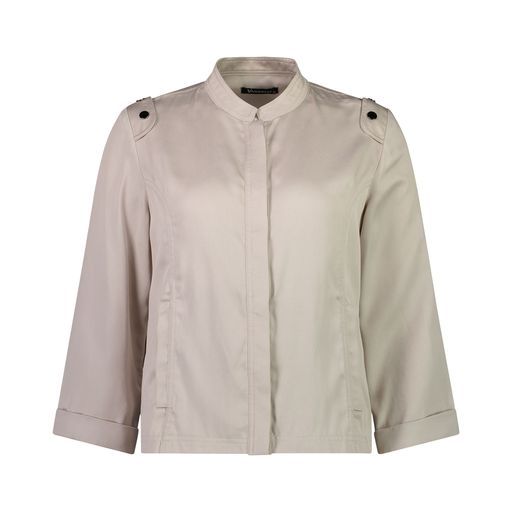 Vassalli Button Up Jacket with Back Pleat