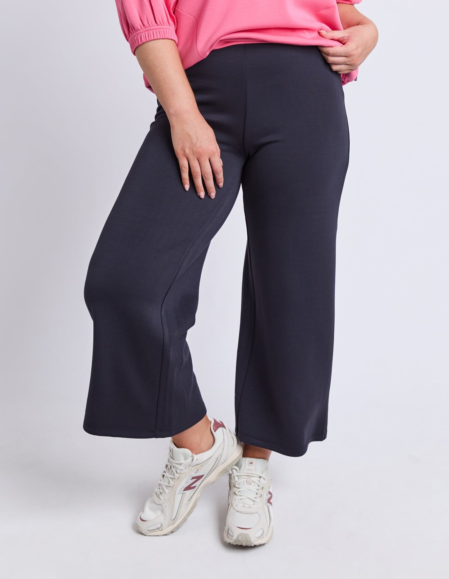 Elm Freedom Boot Pant Cropped - Midnight Navy