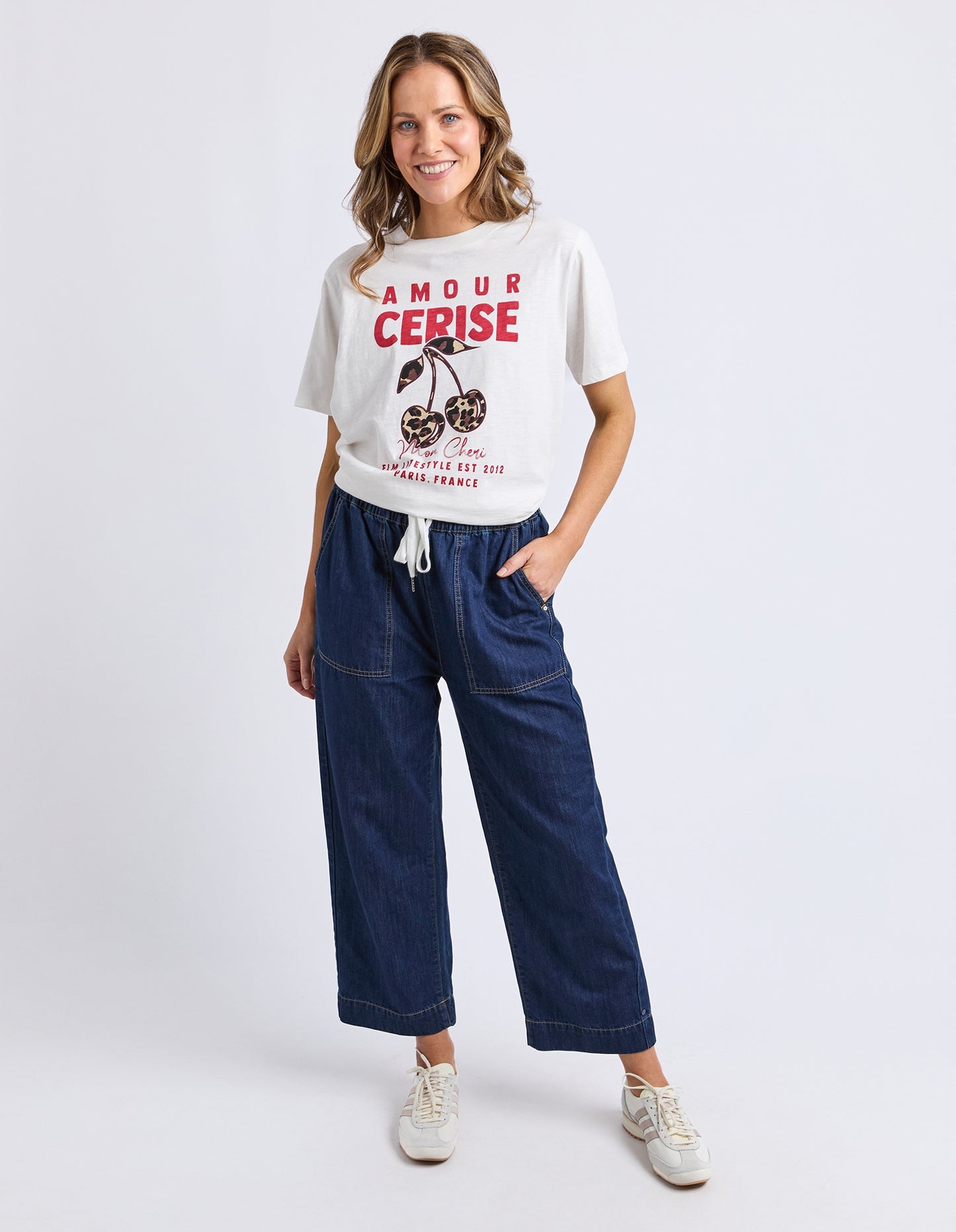 Elm Greta Straight Leg Denim Pant