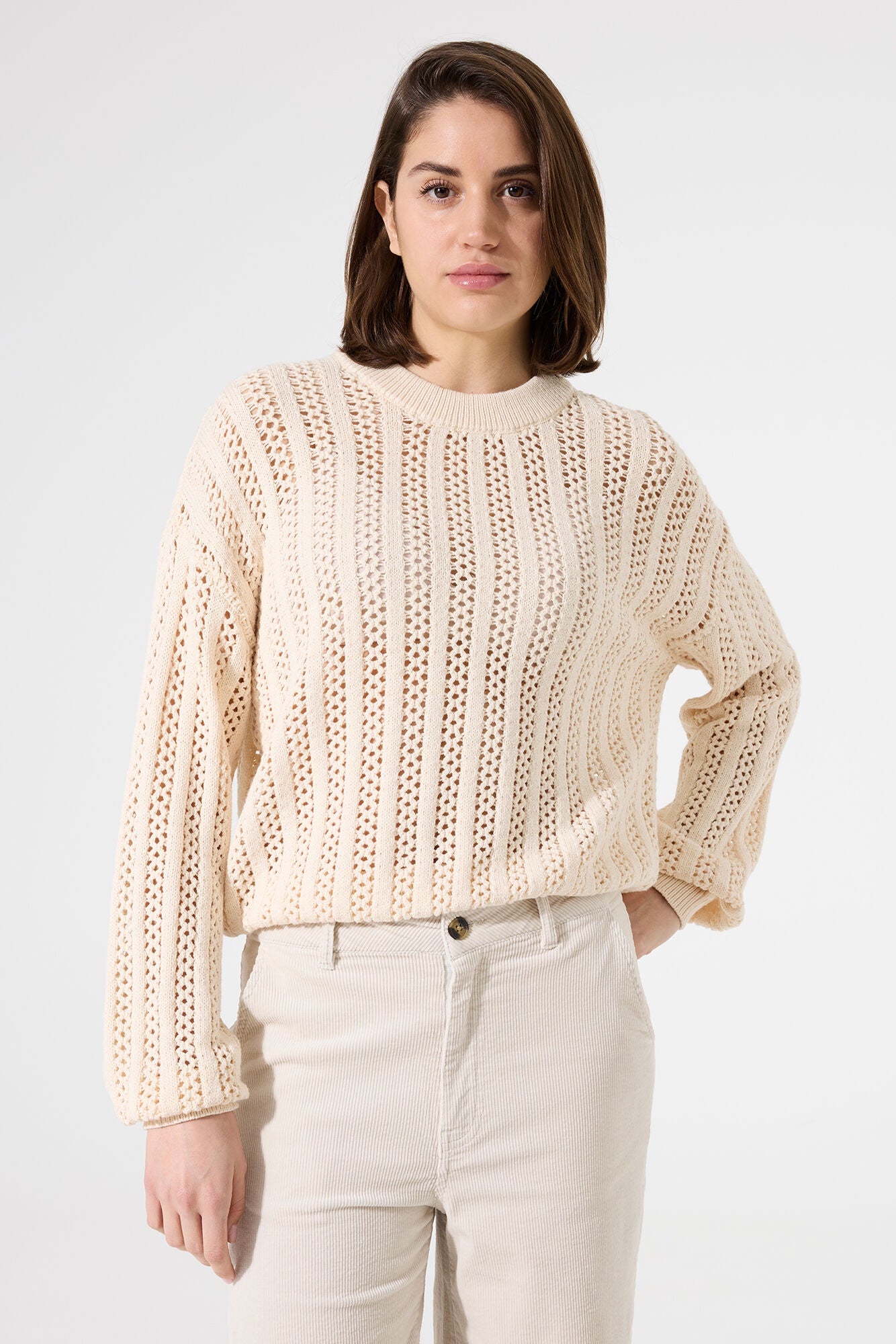 Garcia Ladies Sweater - Off White
