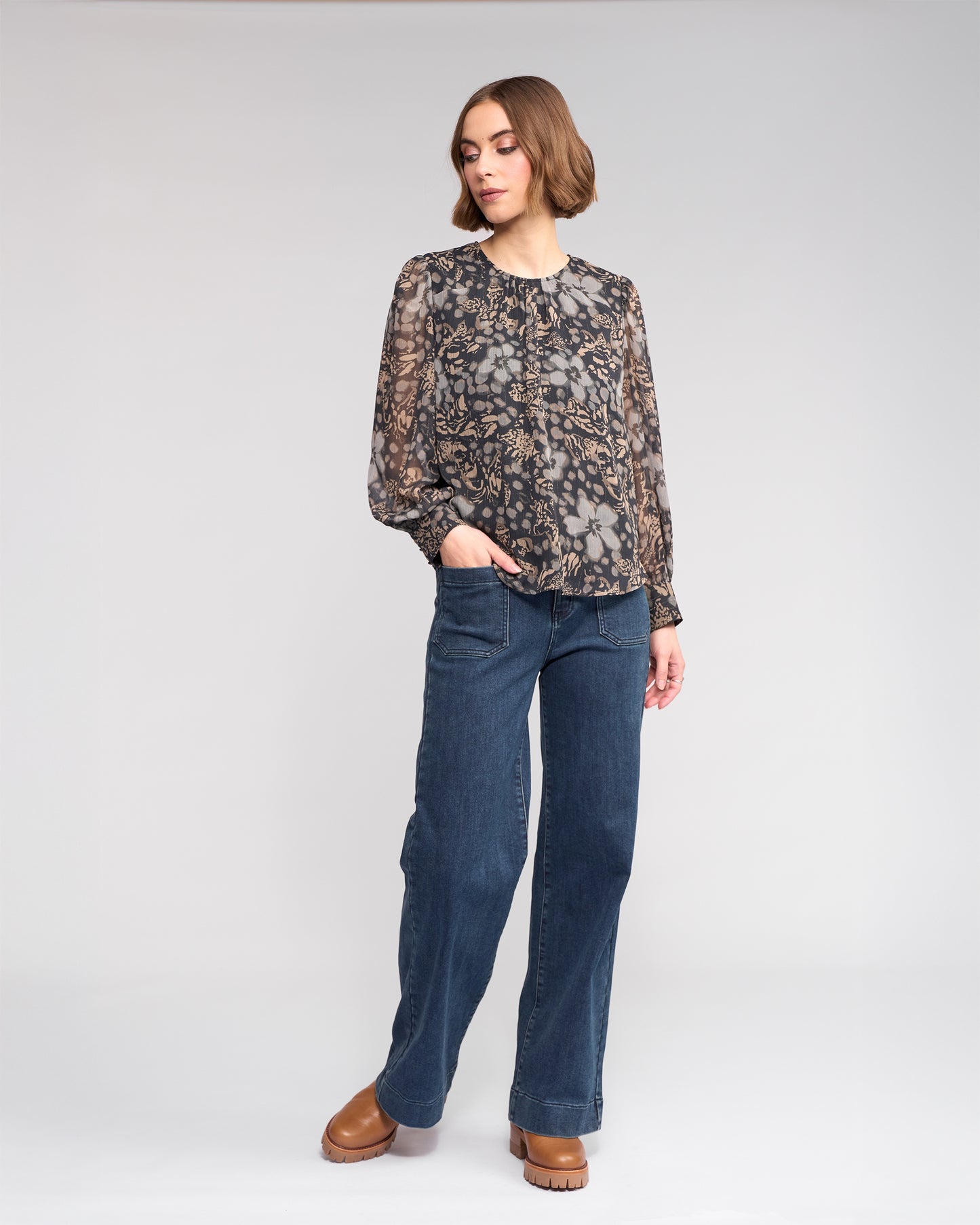 Knewe Lexie Top - Hazy