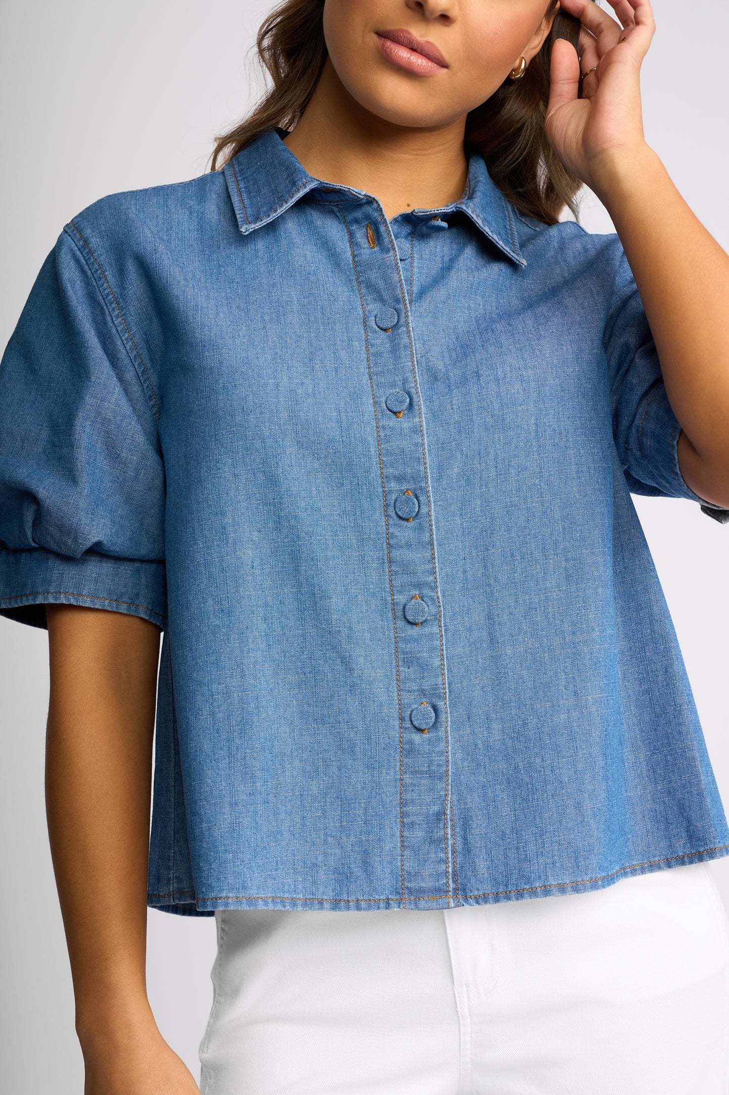 Knewe Titan Shirt - Washed Blue
