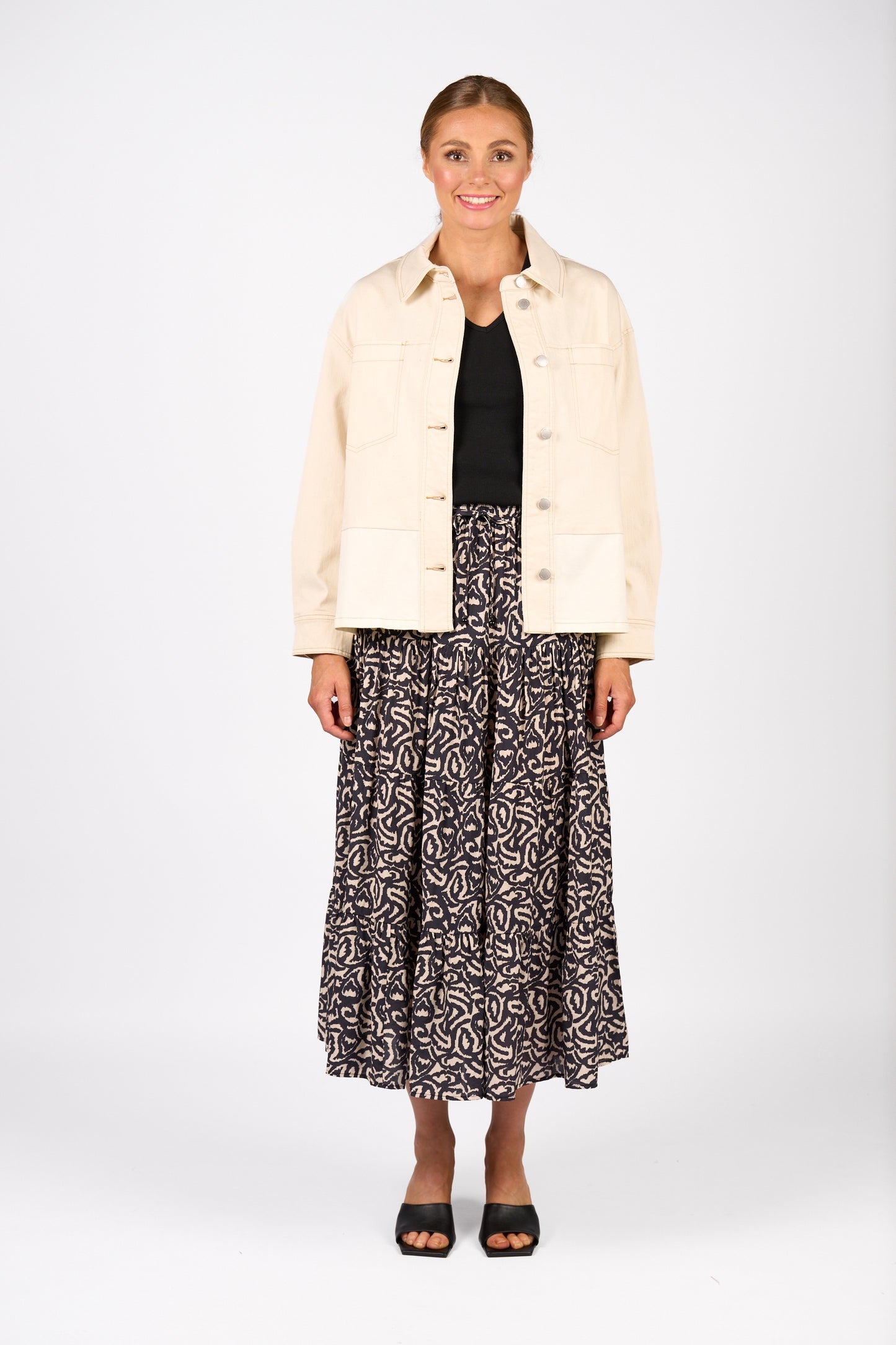 Knewe State DJ Jacket - Natural Denim