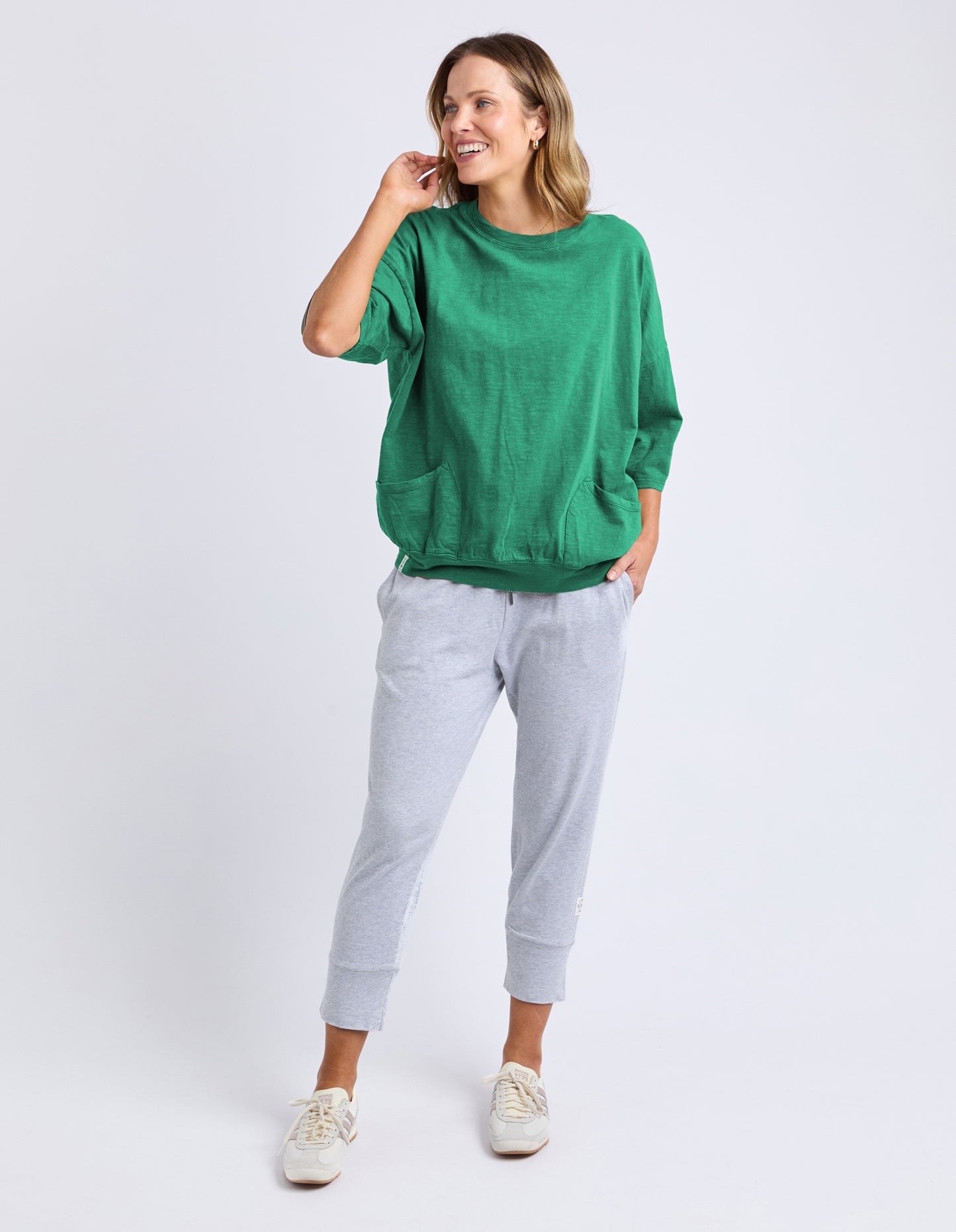 Elm Mazie Sweat - Turquoise