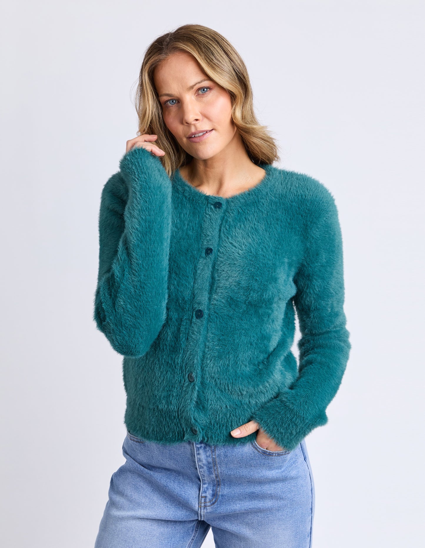 Elm Paris Cardigan - Teal