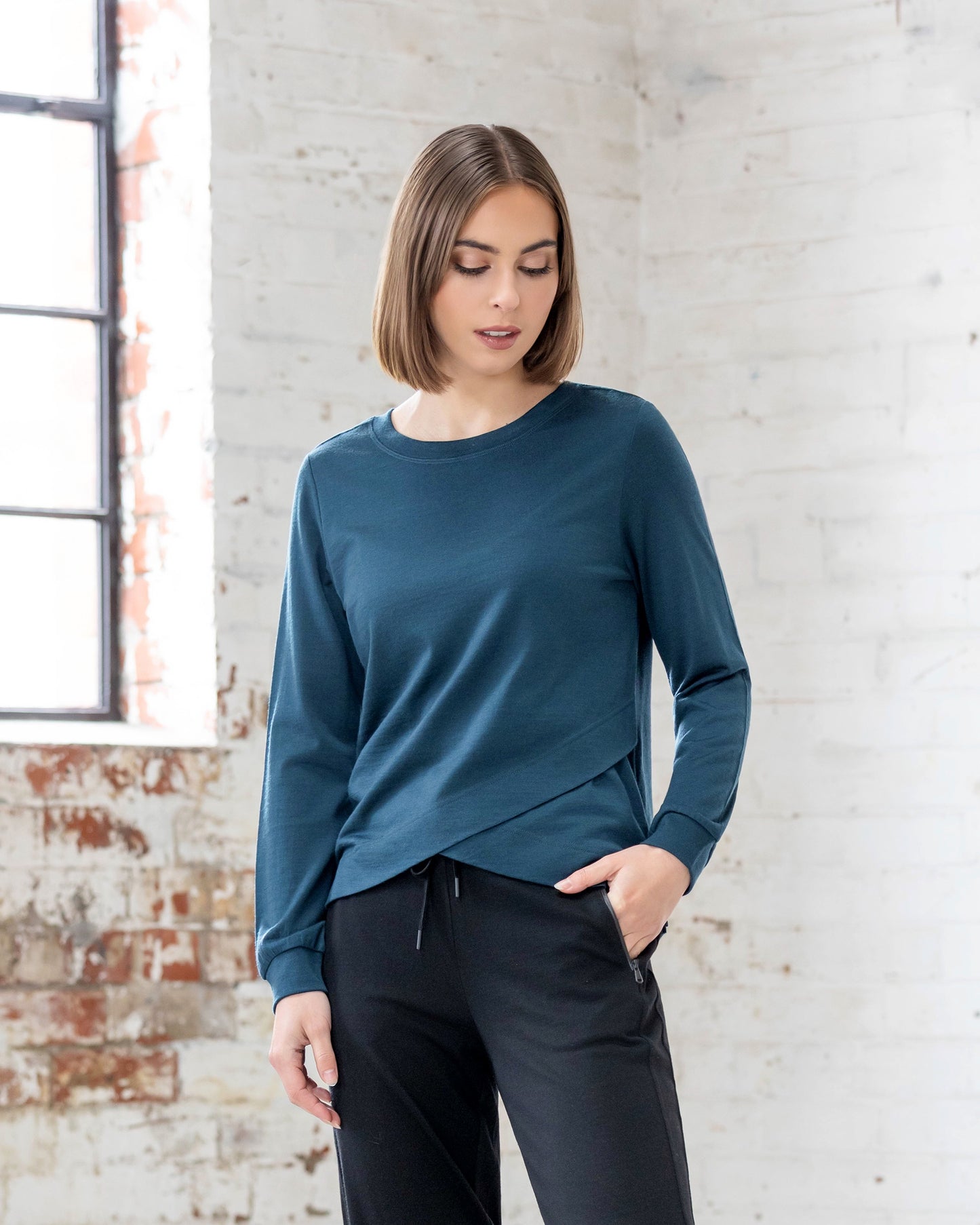 Vassalli Remy Merino Top - Dragonfly