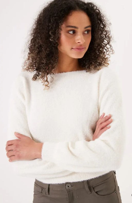 Garcia Ladies Pullover-Whitecap