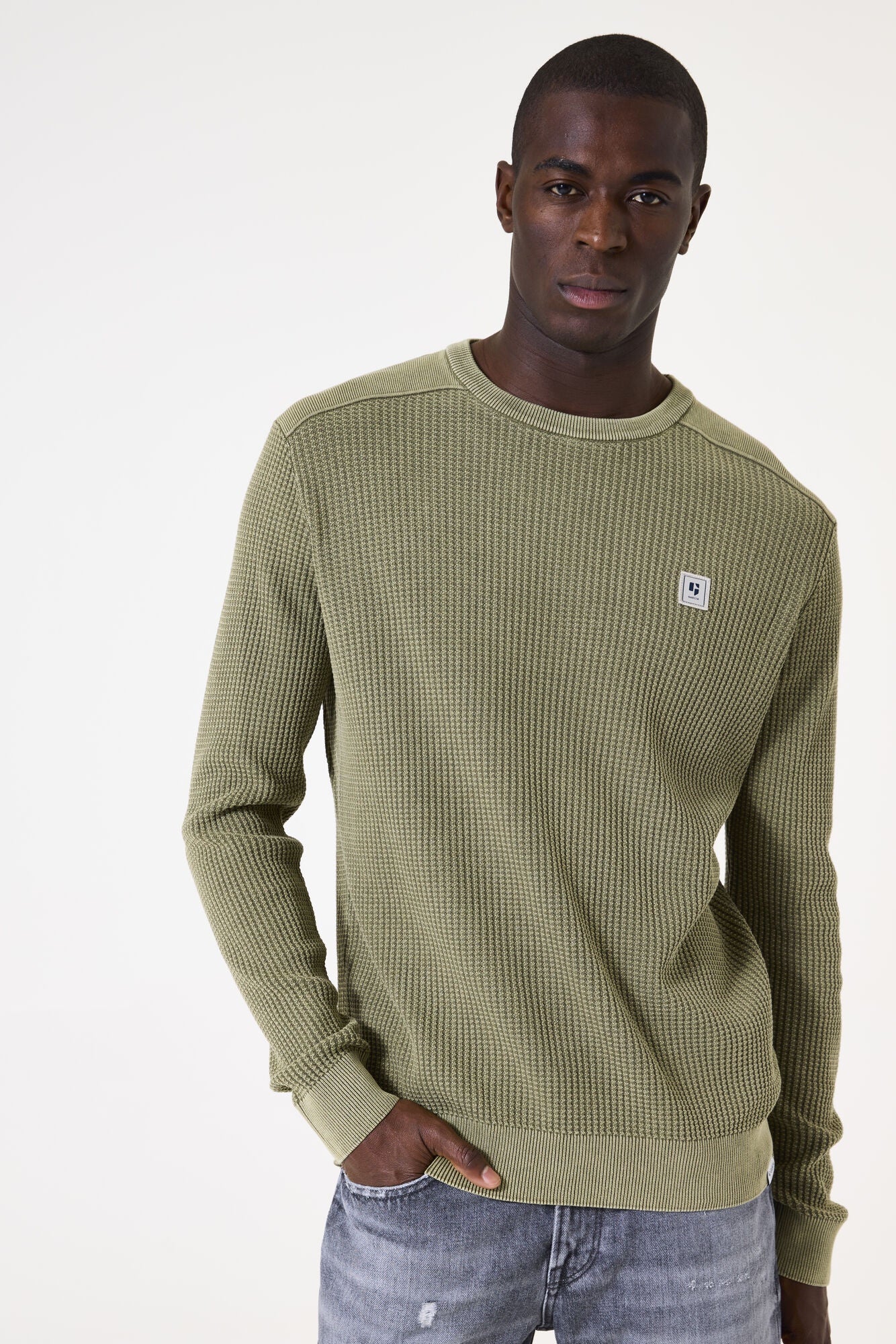 Garcia Mens Pullover - Green