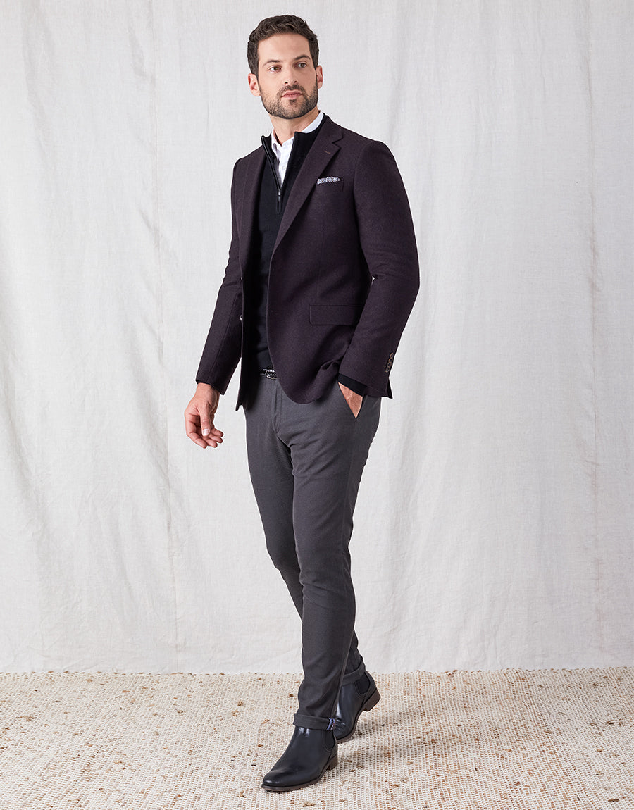 Rembrandt Soho Green Birdseye Trouser