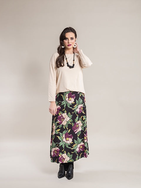 Vassalli Long sleeve Round Neck Top 4347