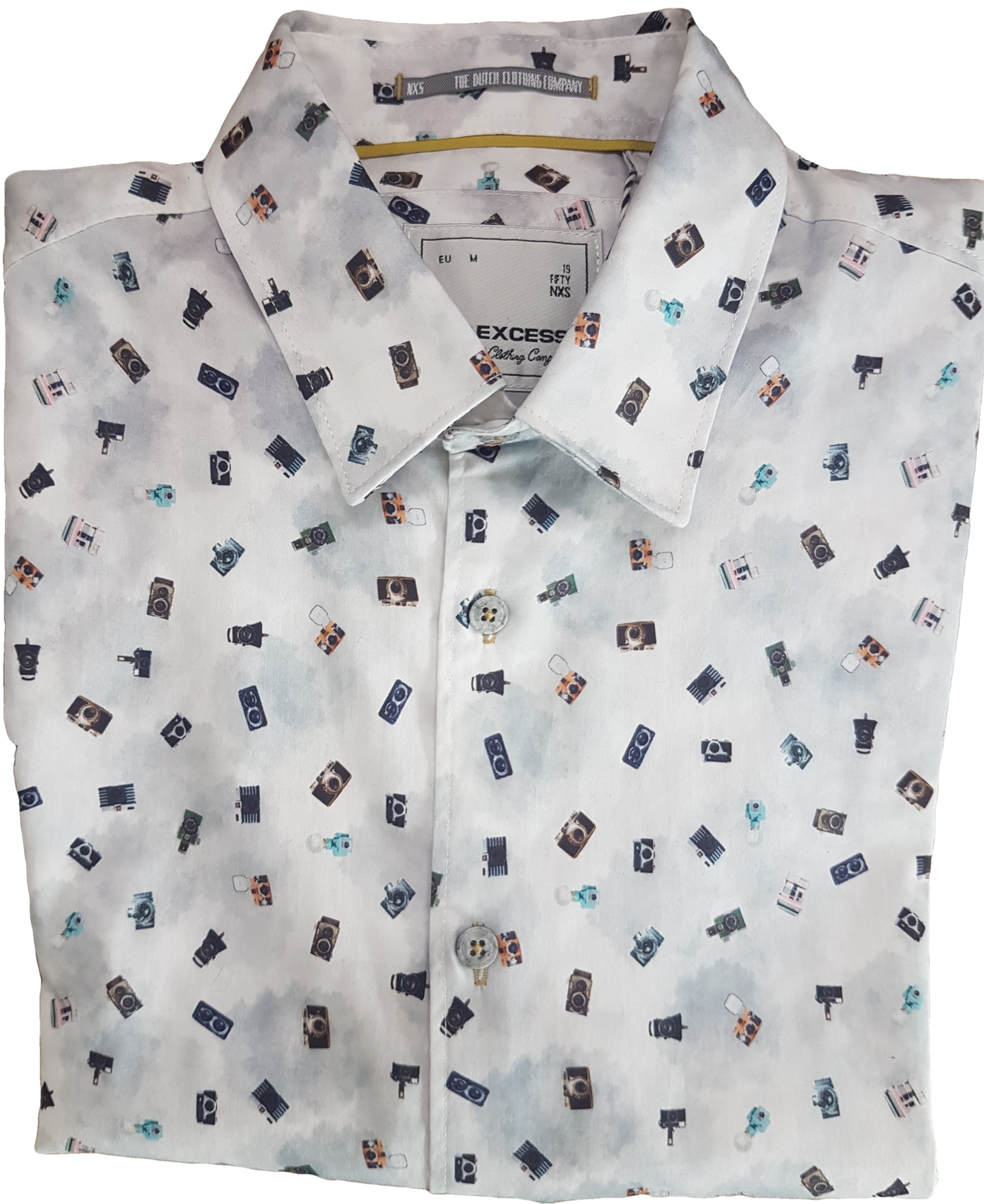 No Excess Long Sleeve Casual Shirt - White