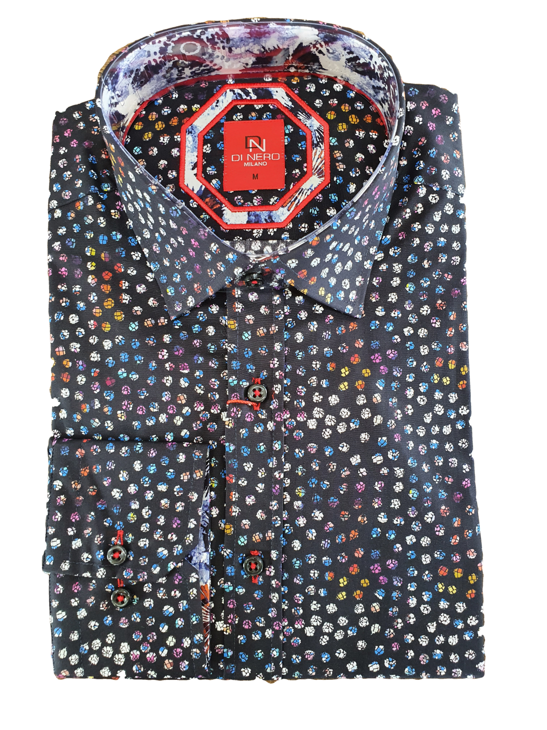 Di Nero Puntini Long Sleeve Shirt