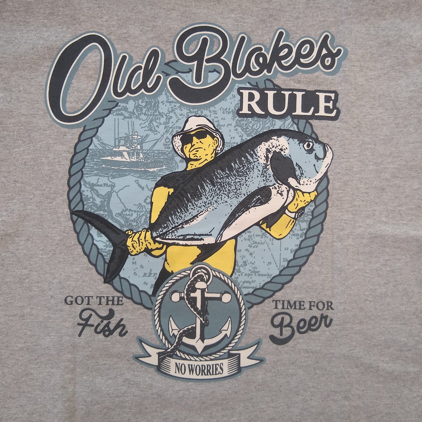 Old Blokes Rule Tee shirts