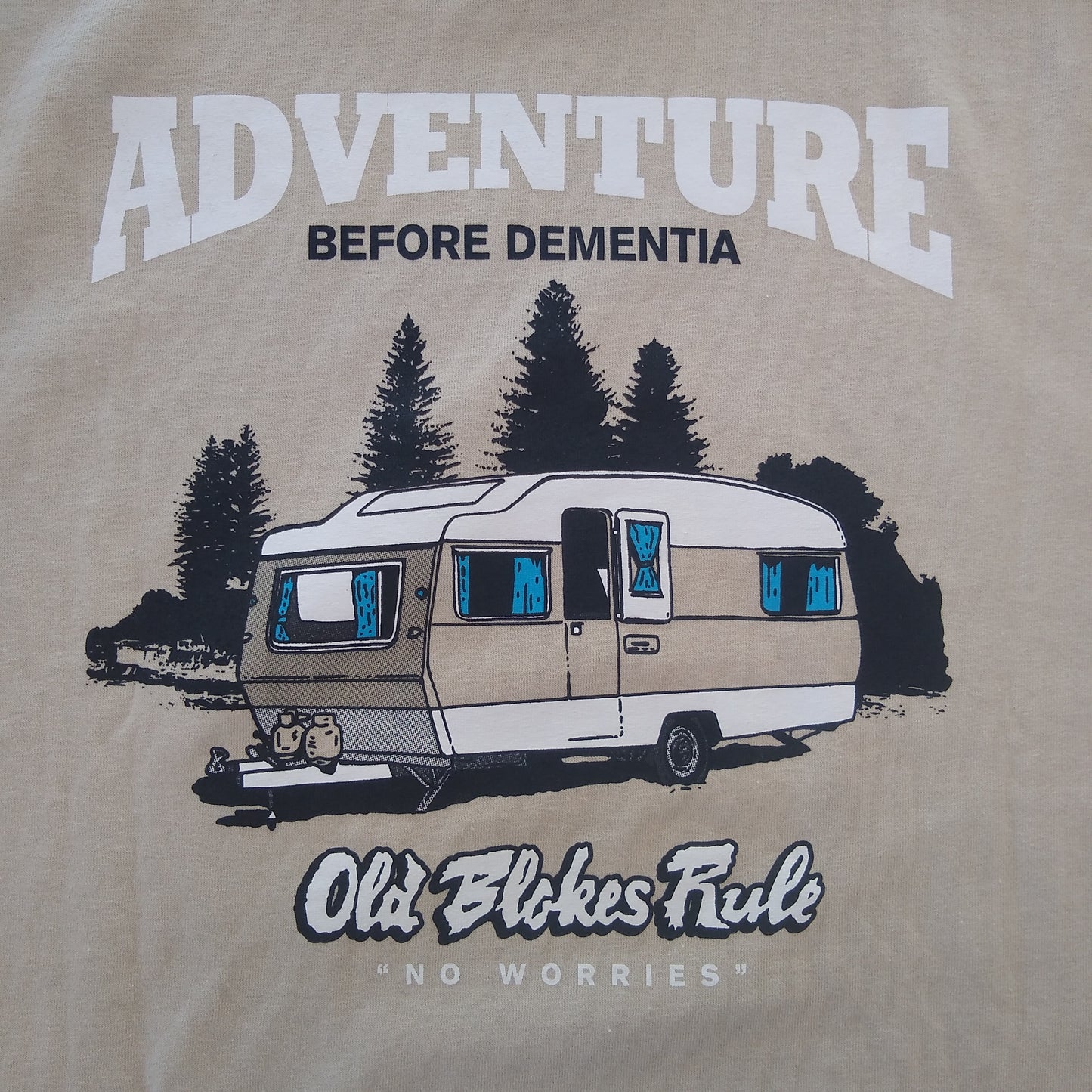 Old Blokes Rule Tee shirts