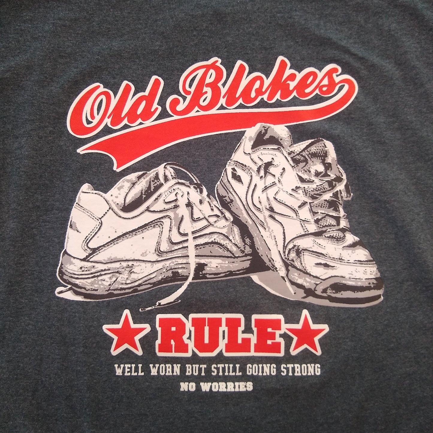Old Blokes Rule Tee shirts