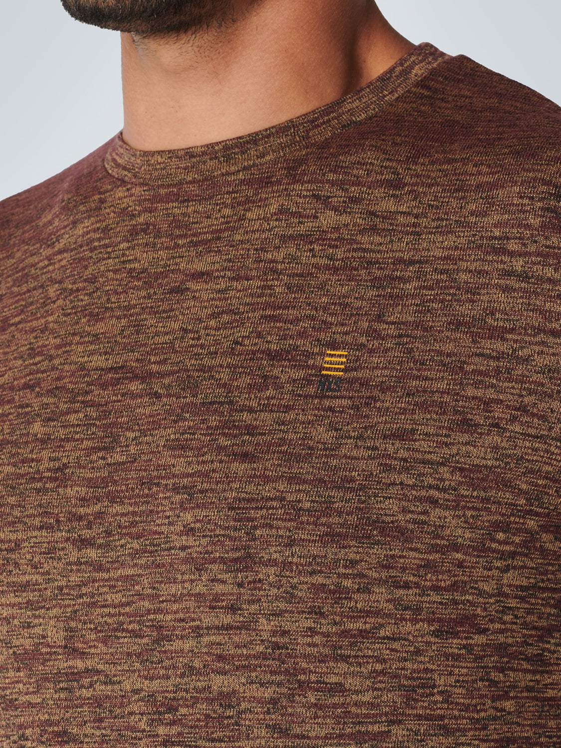 No Excess Port Wine Crew Neck Long Sleeve T-Shirt