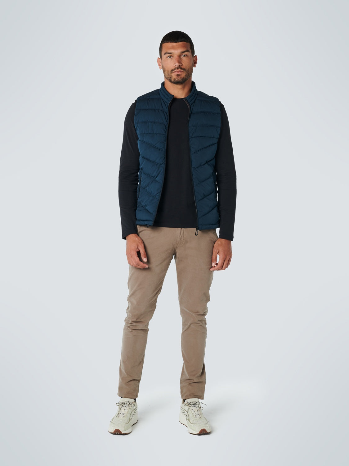 No Excess Carbon Blue Body Warmer Vest