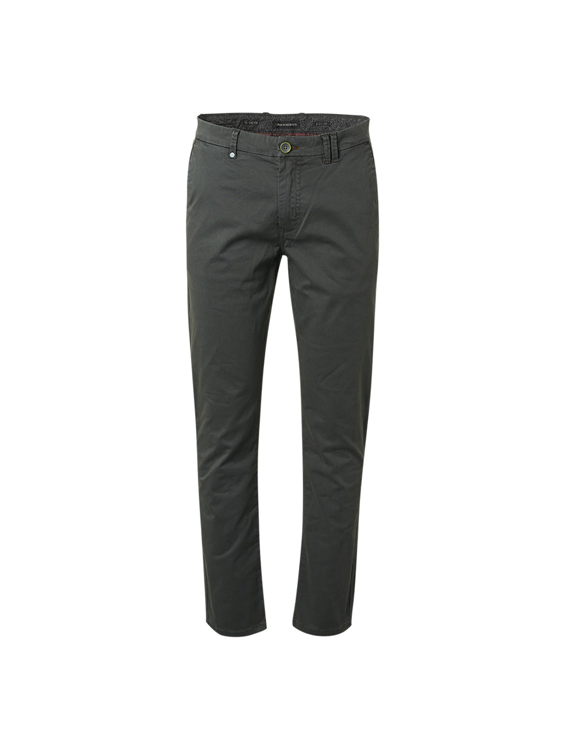 No Excess Dark Steel Chino Trouser