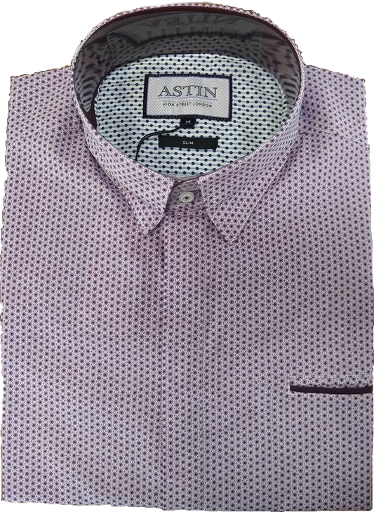 Astin Smith Dot Print LS Shirt