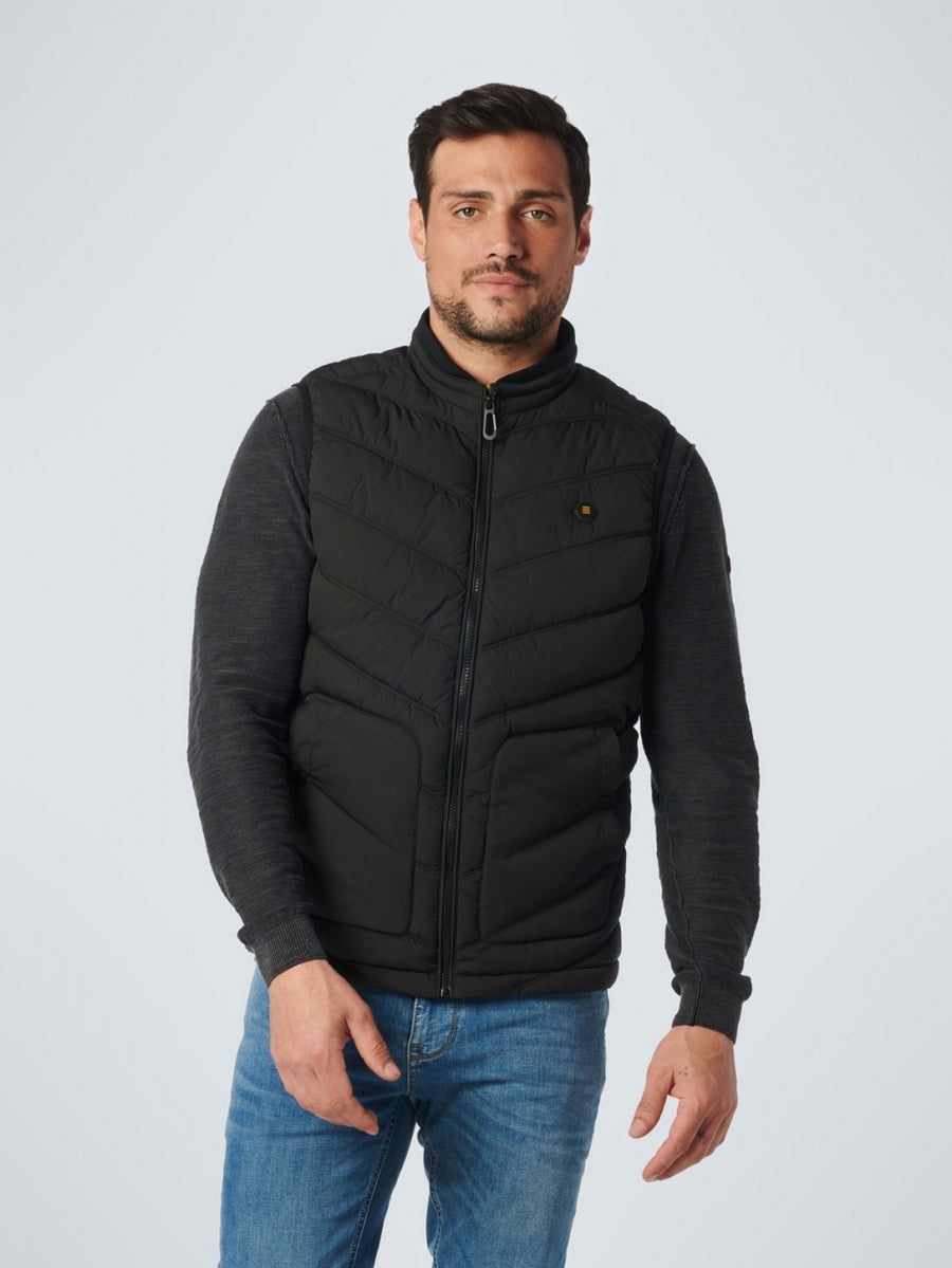 No Excess Padded Bodywarmer - Black