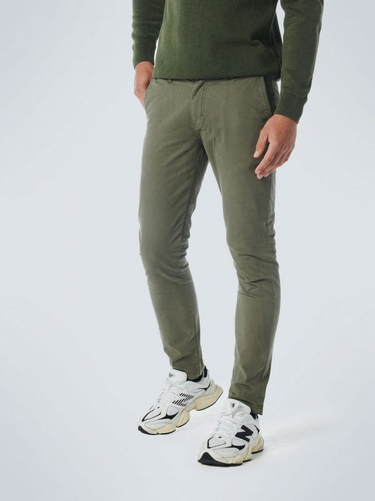 No Excess Casual Chino Trousers 32 Leg - Dark Seagreen