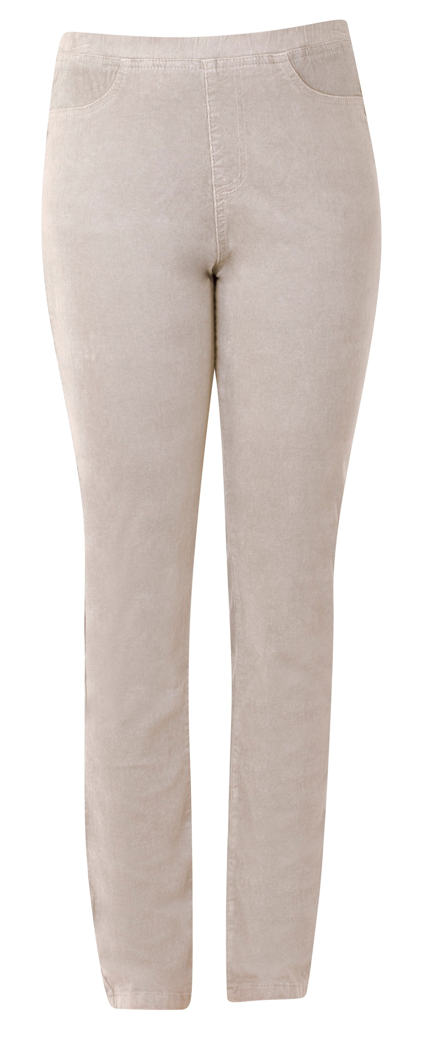 Vassalli Slim Leg Full Length Pull On Cord Pants