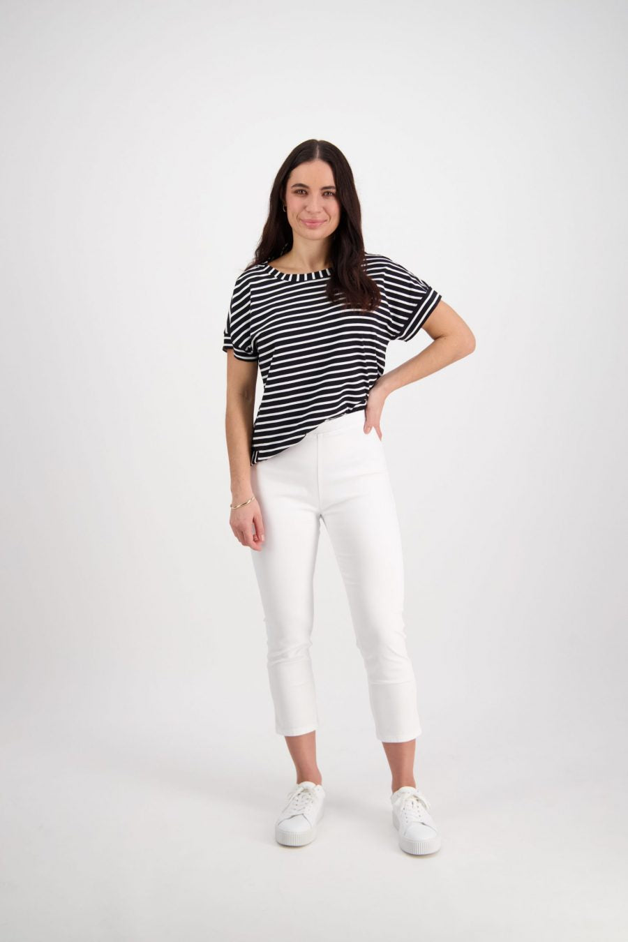Vassalli Printed Leg 7/8 Length Lightweight Pull On - 271LW