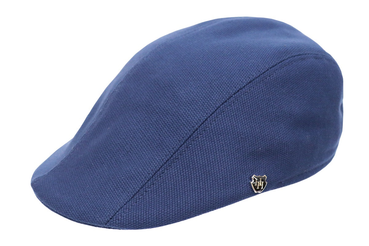 Hills Hats Navy Denver Canvas Duckbill Cap