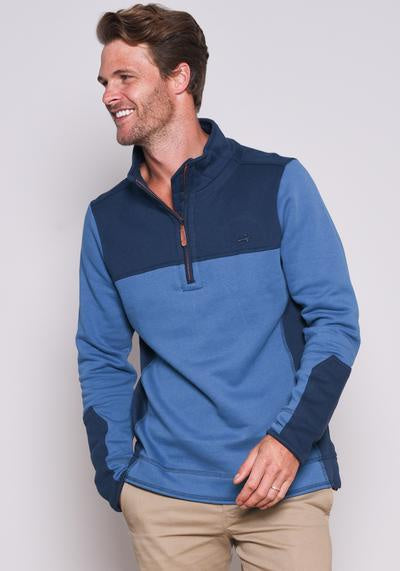 Brakeburn Contrast 1/2 zip Sweater