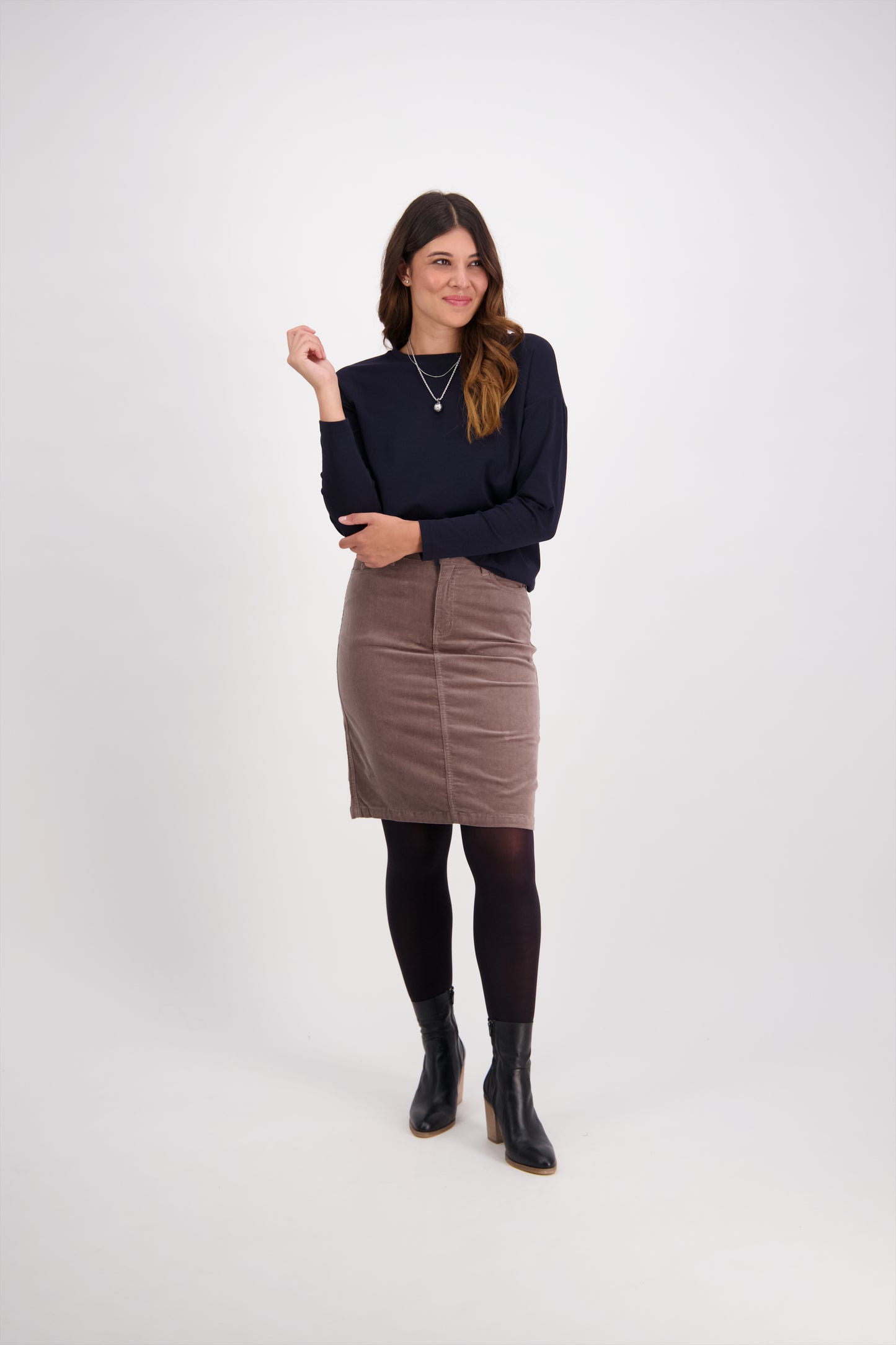 Vassalli Cord Skirt 372M