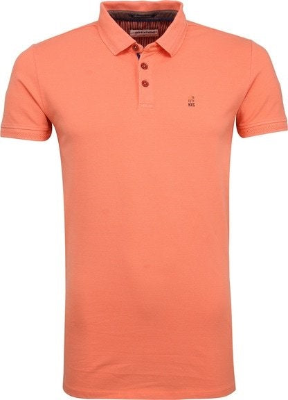 No Excess Pique Stonewash Short Sleeve Polo