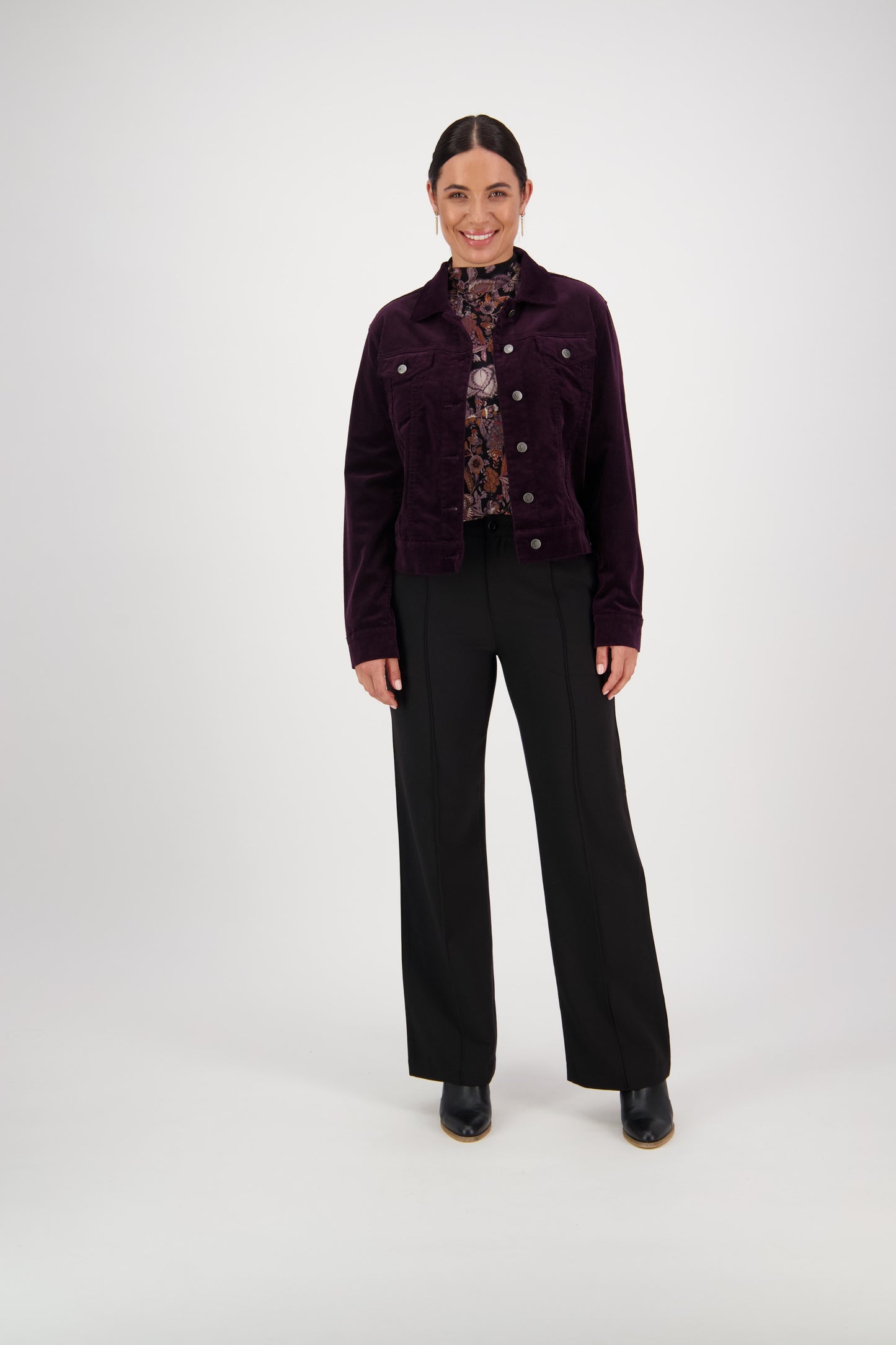 Vassalli Mulberry Pinwale Cord Jacket