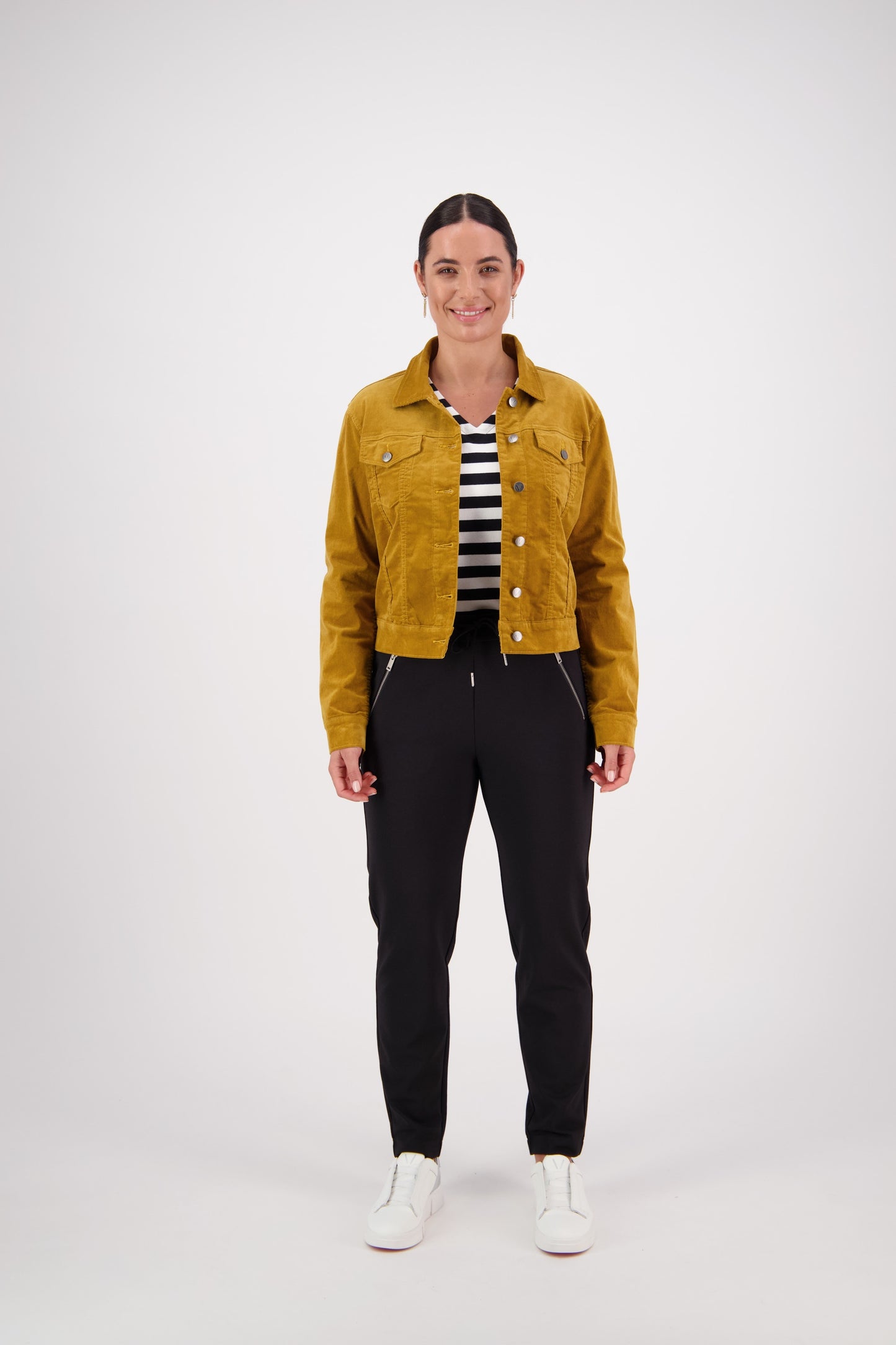 Vassalli Mustard Pinwale Cord Jacket