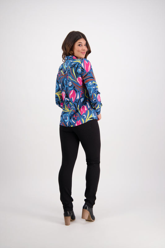 Vassalli Ladies Long Sleeve Shirt 4308A