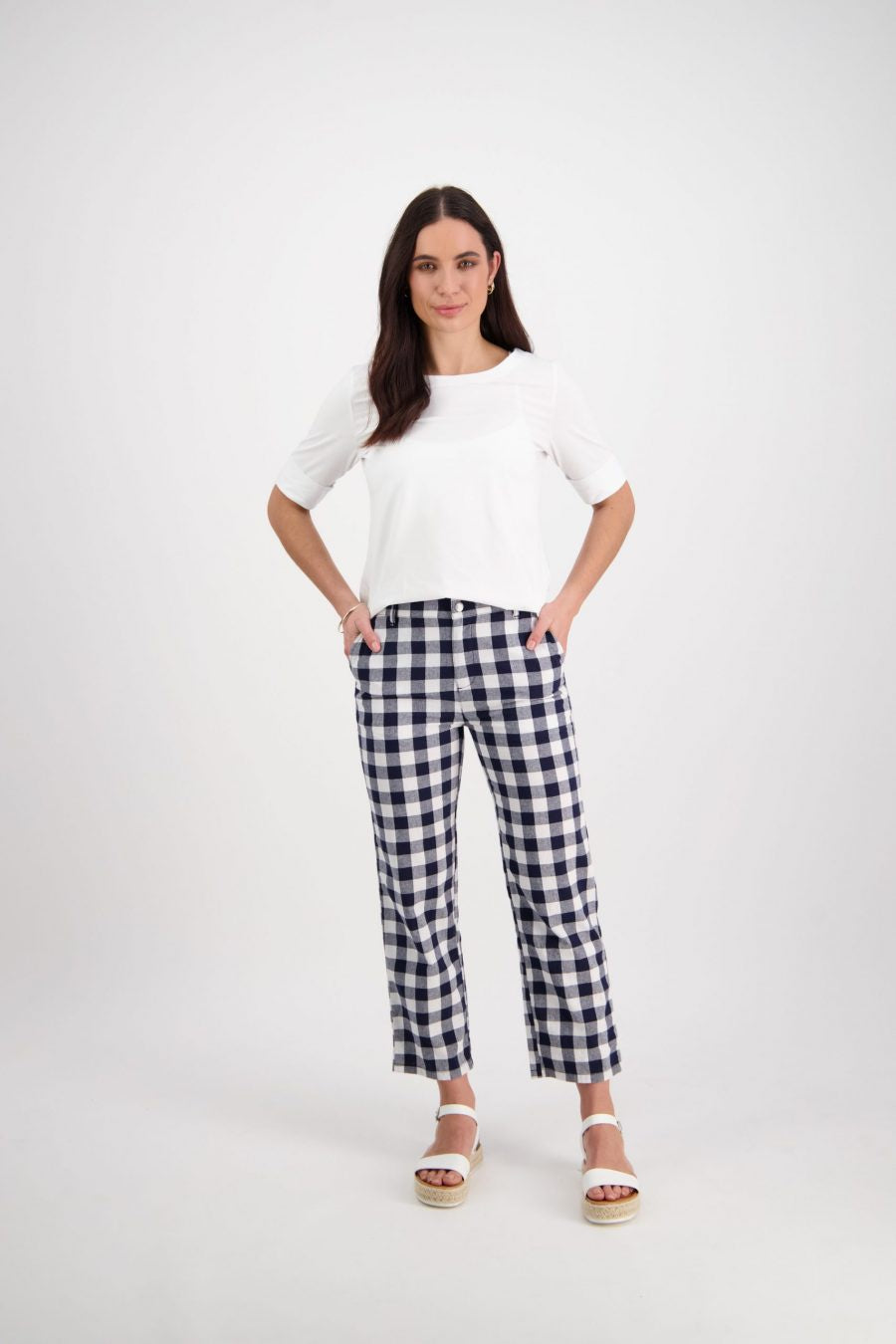Vassalli Slim leg 7/8 Pant with fly 5963