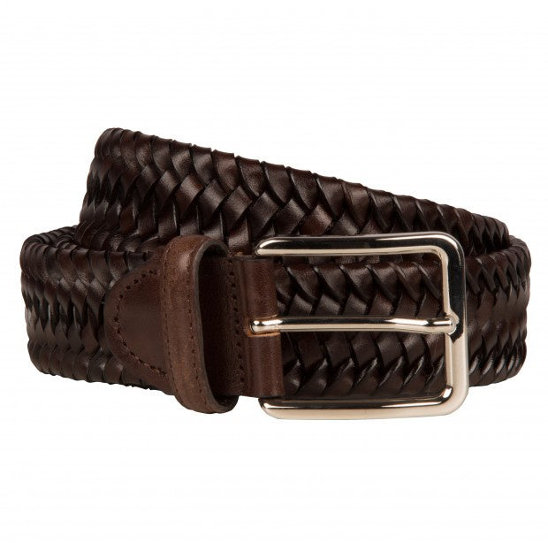 Rembrandt Chocolate Woven Belt VBLT24-59