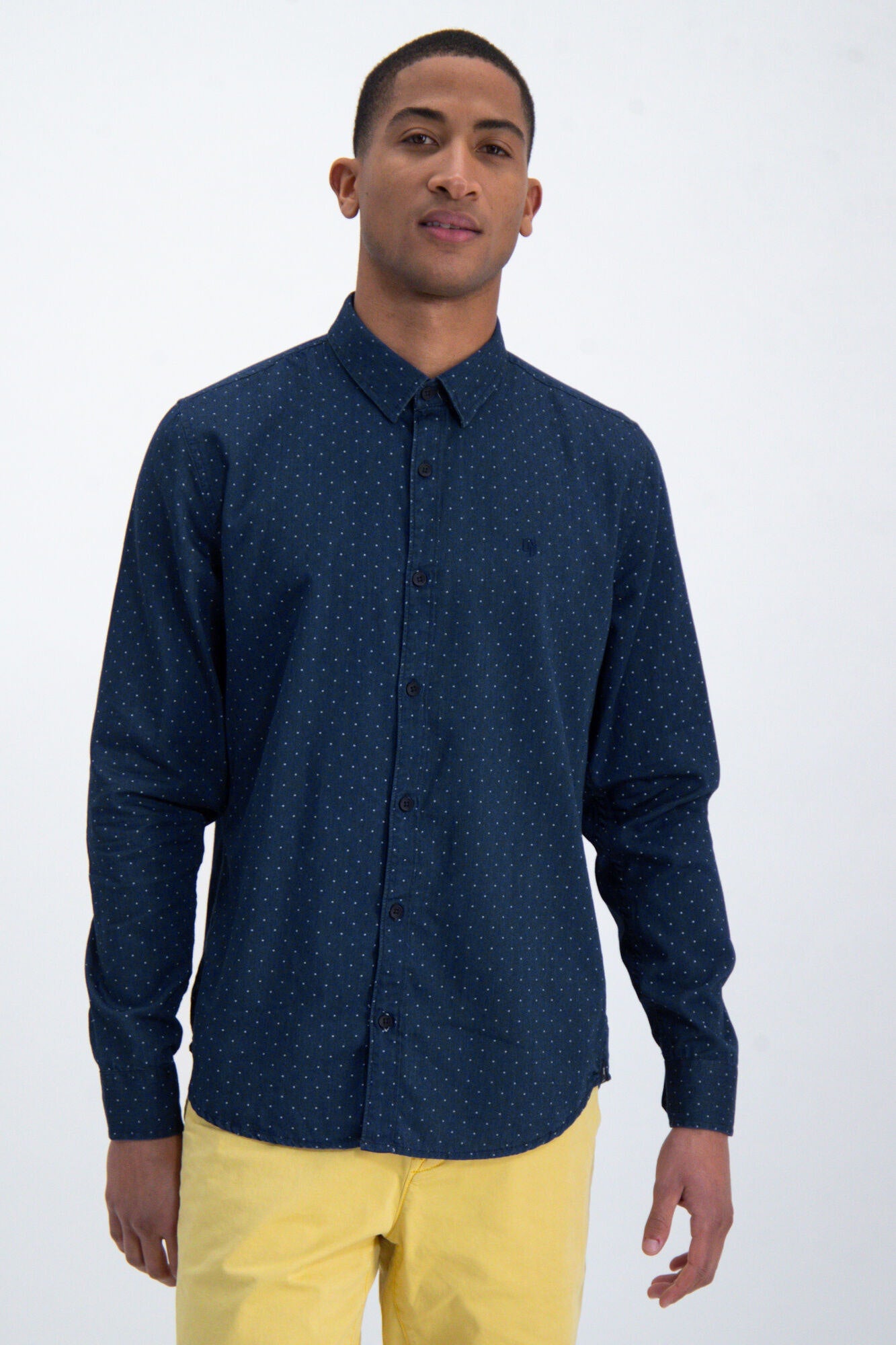 Garcia Long Sleeve Casual Shirt Indigo