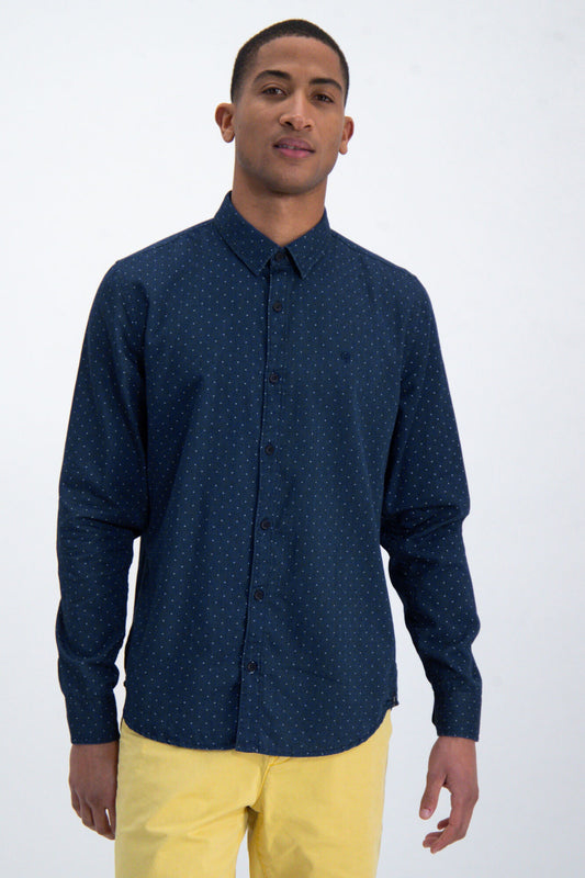 Garcia Long Sleeve Casual Shirt Indigo