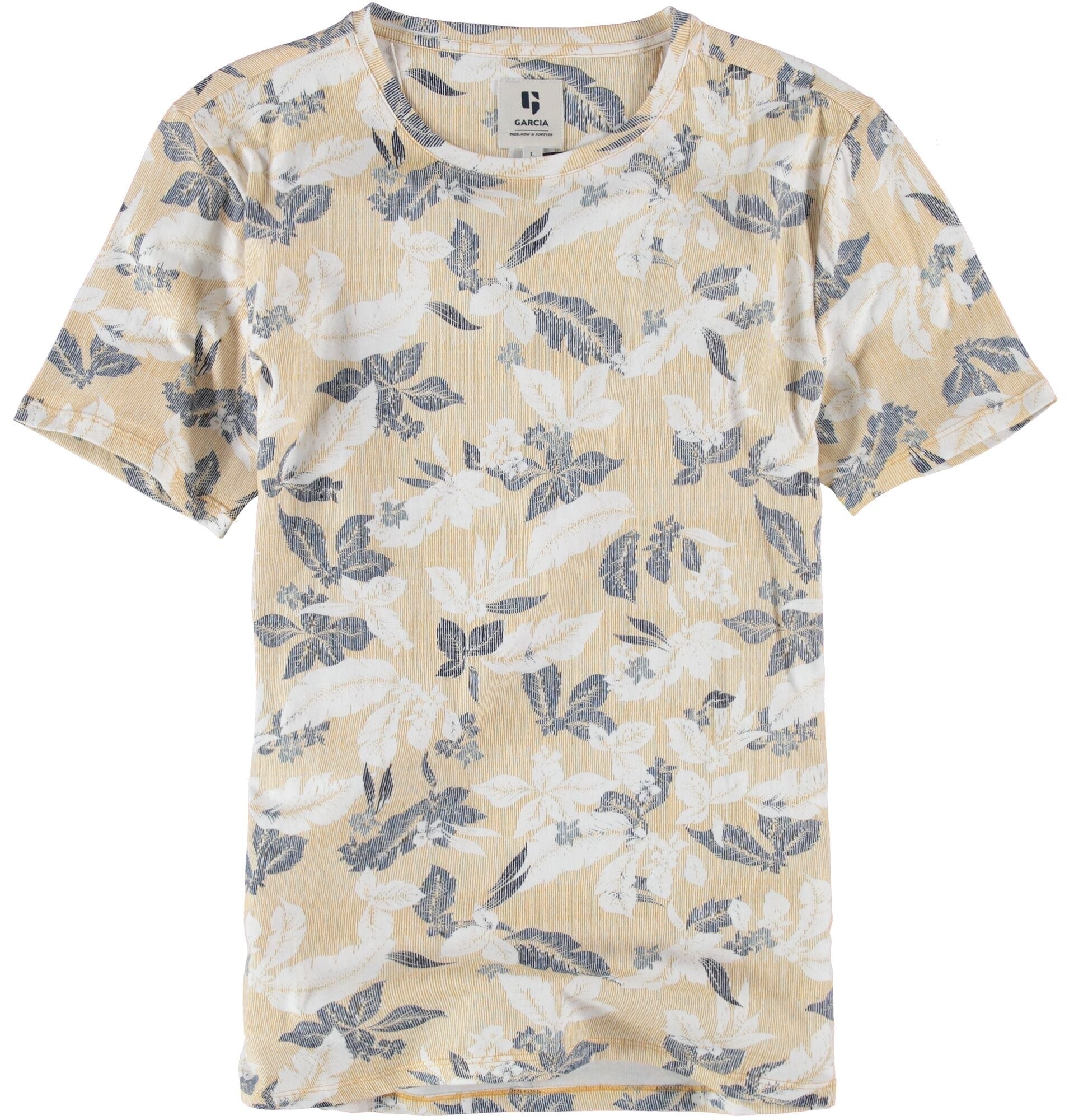 Garcia Mens Short Sleeve Tee Yellow