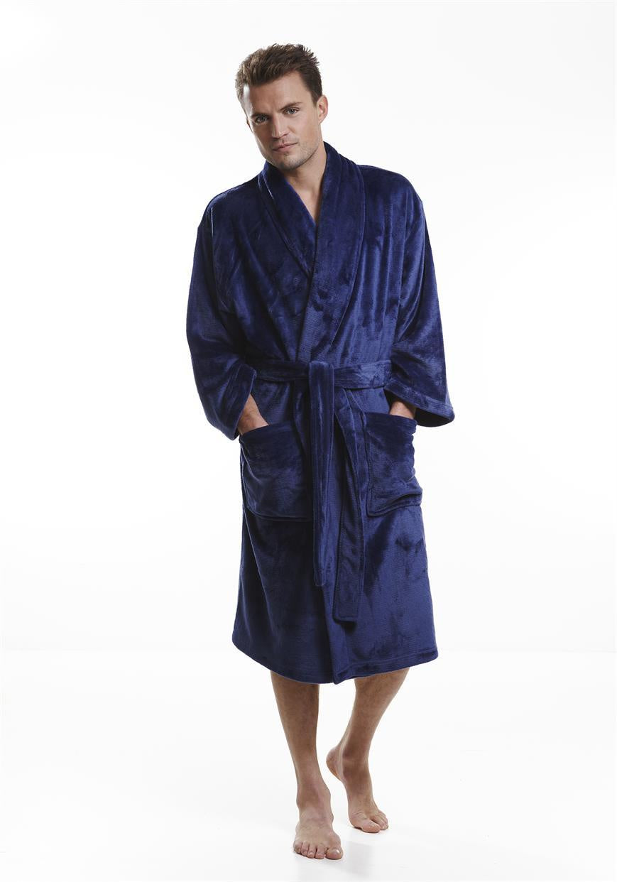 Klipper Dressing Gown M141128 Navy