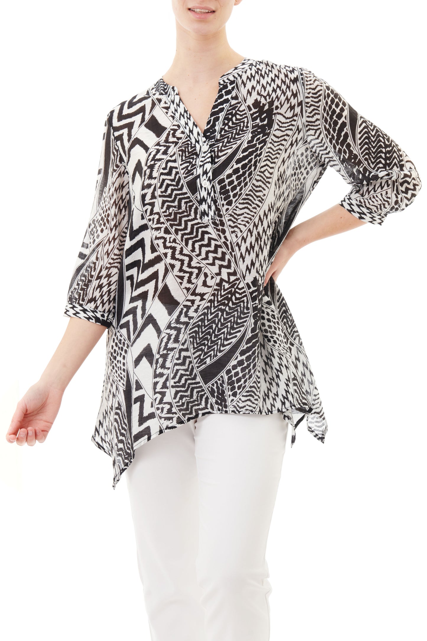 Givoni Yuleba 3/4 Sleeve Tunic 8MH49Y