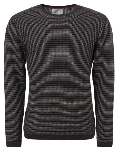 No Excess Crew Neck Black Sweater