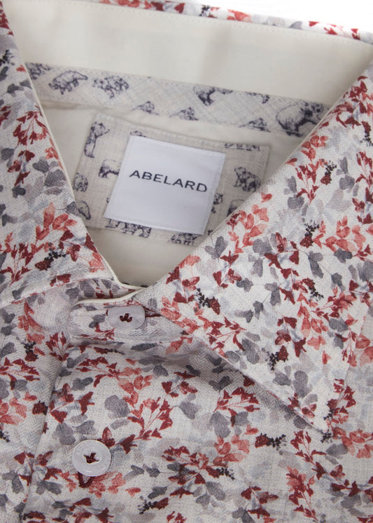 Abelard Painterfly Print Long Sleeve Shirt