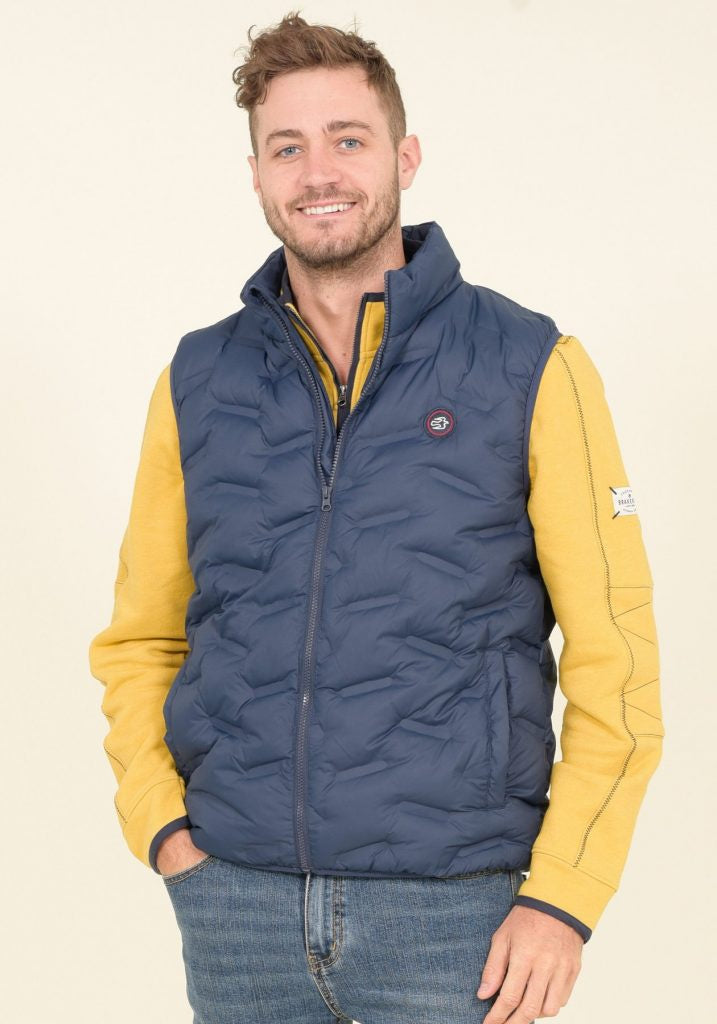 Brakeburn Navy Gilet - BBMJKT008026
