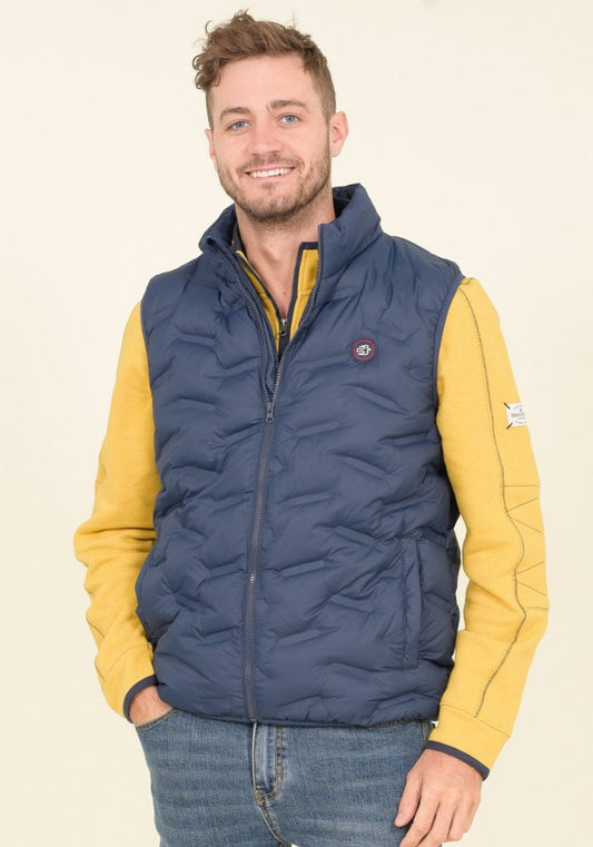 Brakeburn Navy Gilet - BBMJKT008026